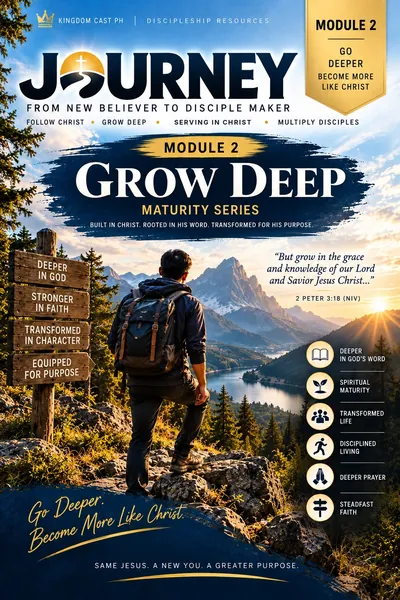 JOURNEY Module 2 cover artwork, titled Grow Deep, Maturity Series