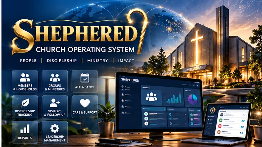 SHEPHERED Church OS — KingdomFlow artwork